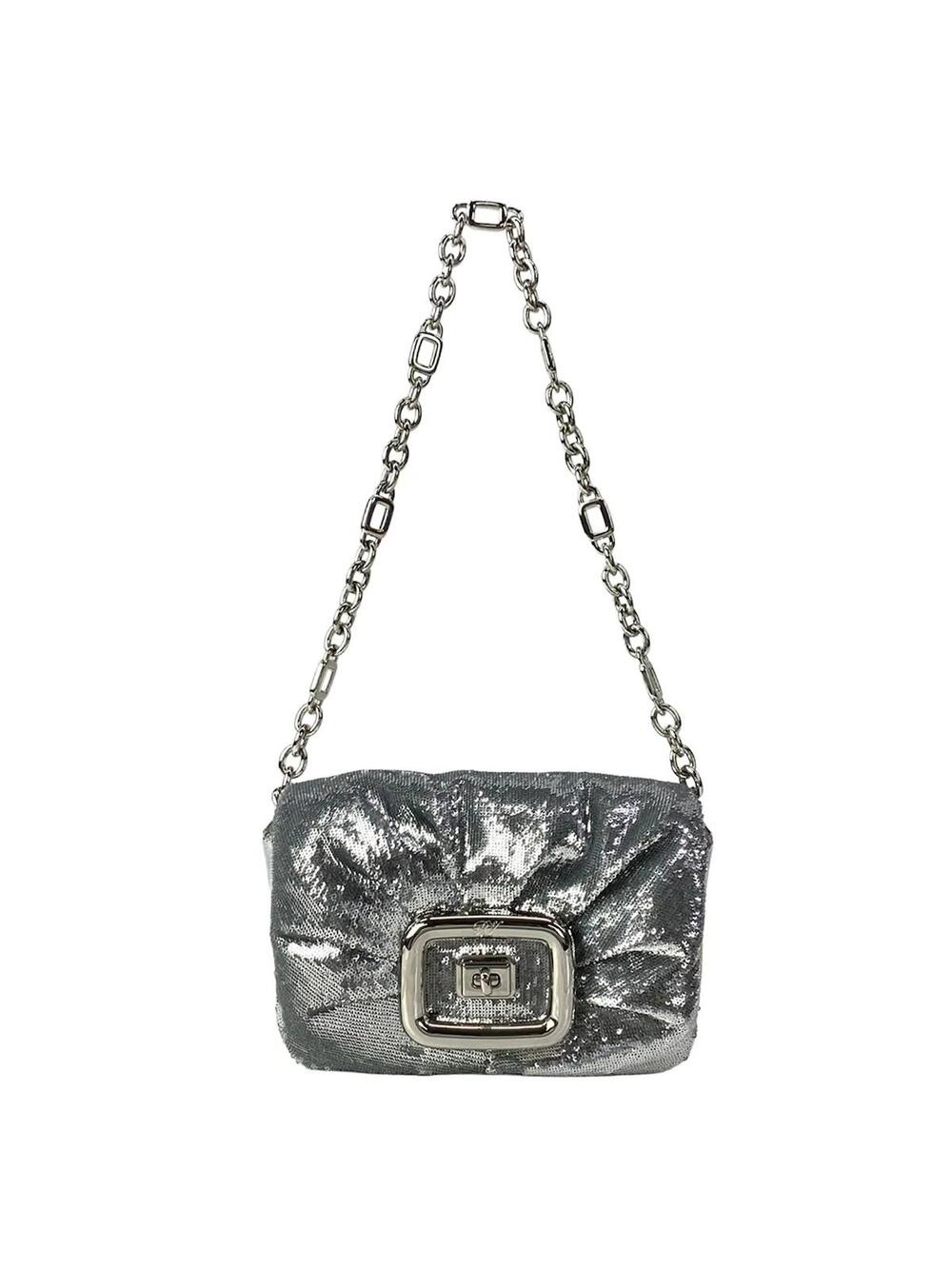 Roger Vivier Viv Shock Paillette Fabric #288597R10B